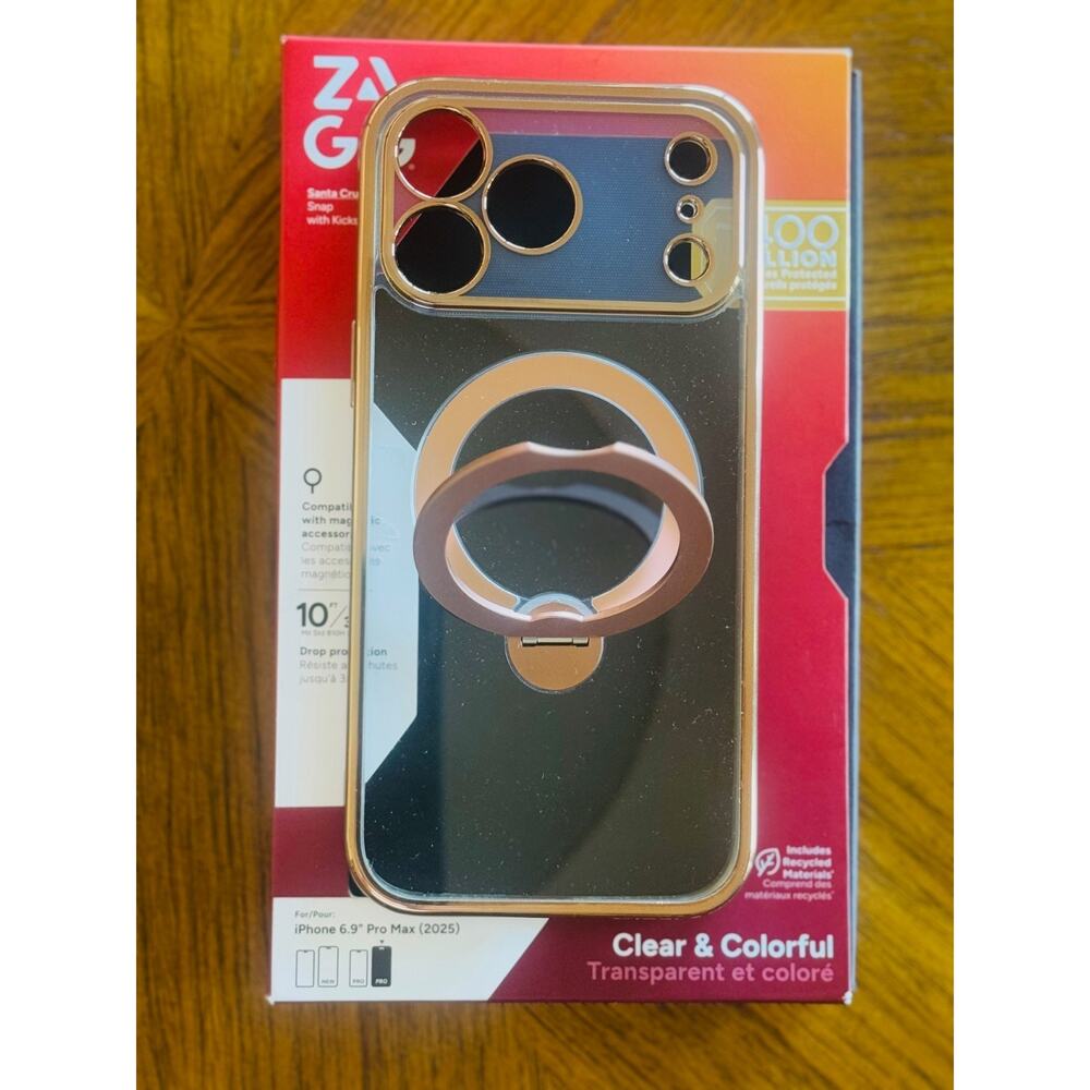 iPhone 17 Pro Max ZAGG Santa Cruz Snap with Kickstand Case, MagSafe